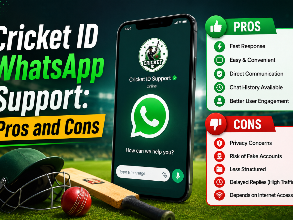 Cricket ID WhatsApp Support: Pros and Cons