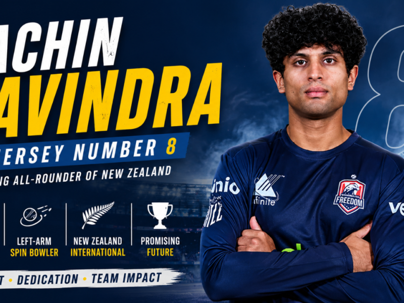 Rachin Ravindra Jersey Number: Meaning, Career Journey, Records & Cricket Story 