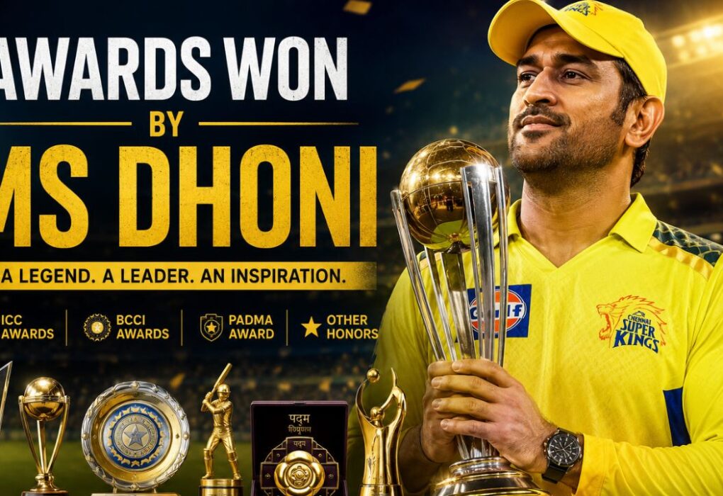 Awards Won by MS Dhoni