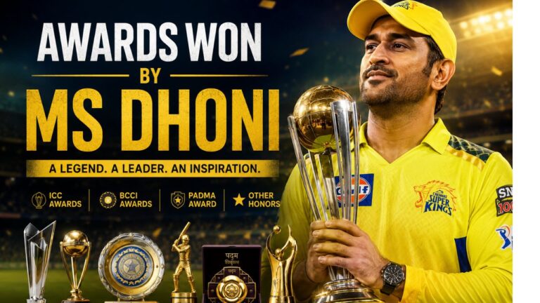 Awards Won by MS Dhoni