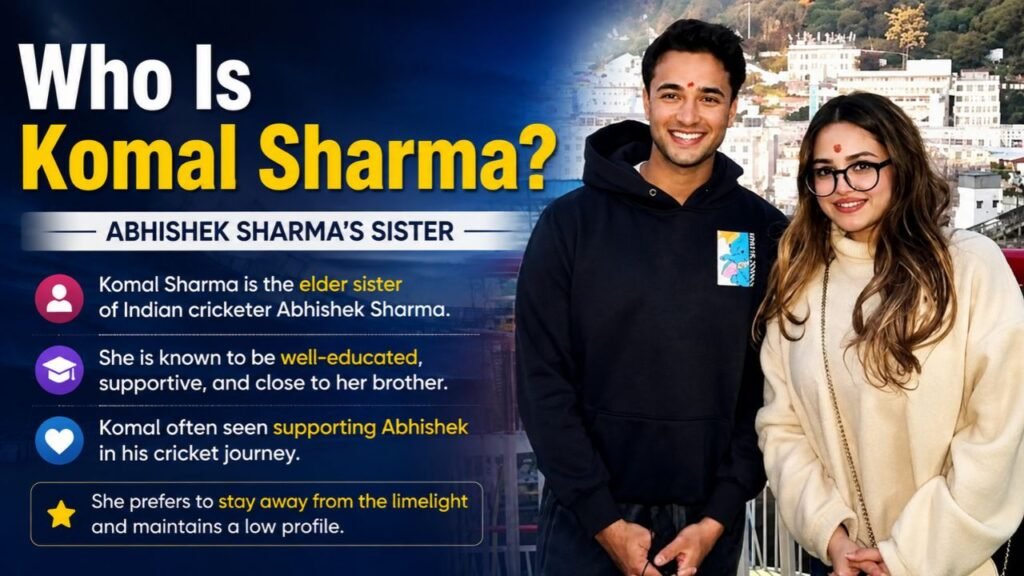 Abhishek Sharma Sister Name