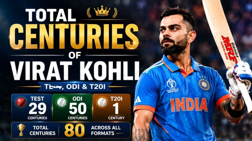Total Centuries of Virat Kohli