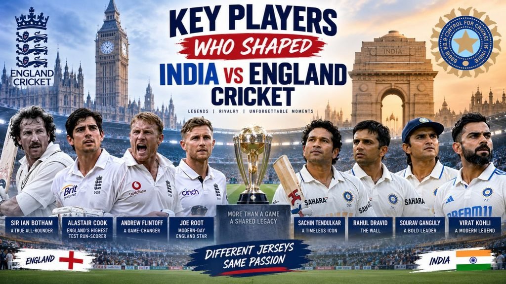 England Cricket Team vs Indian National Cricket Team Timeline