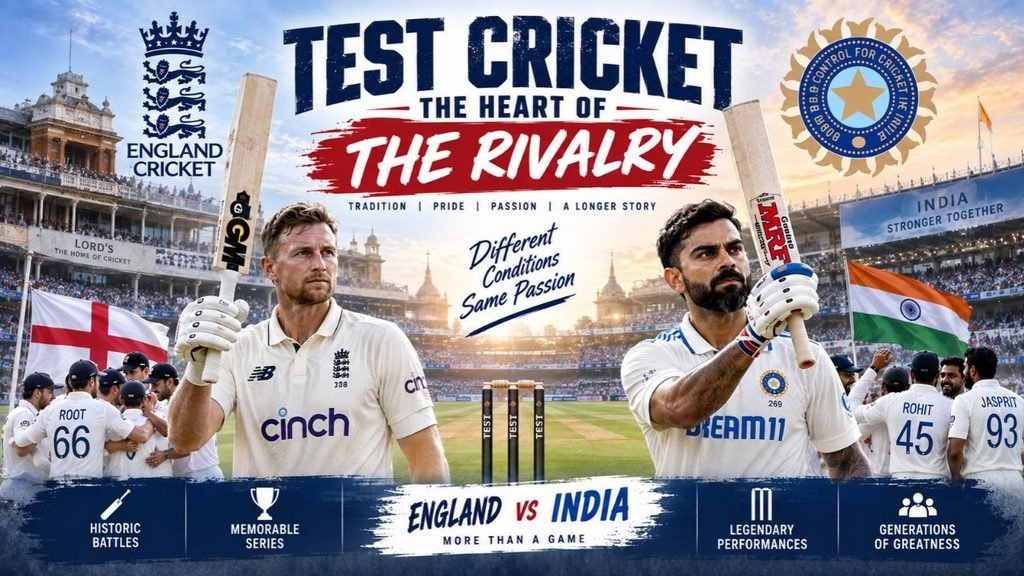 England Cricket Team vs Indian National Cricket Team Timeline