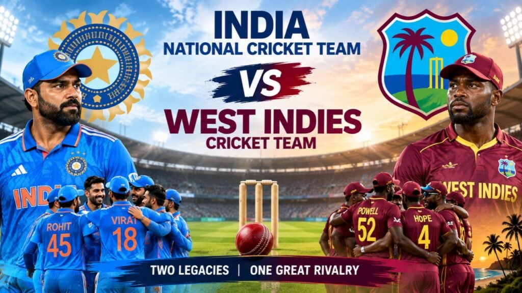 India National Cricket Team vs West Indies Cricket Team