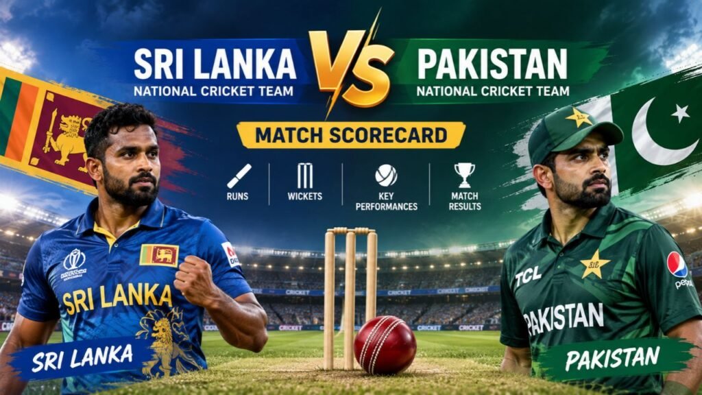 Sri Lanka National Cricket Team vs Pakistan National Cricket Team
