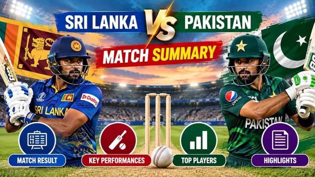 Sri Lanka National Cricket Team vs Pakistan National Cricket Team