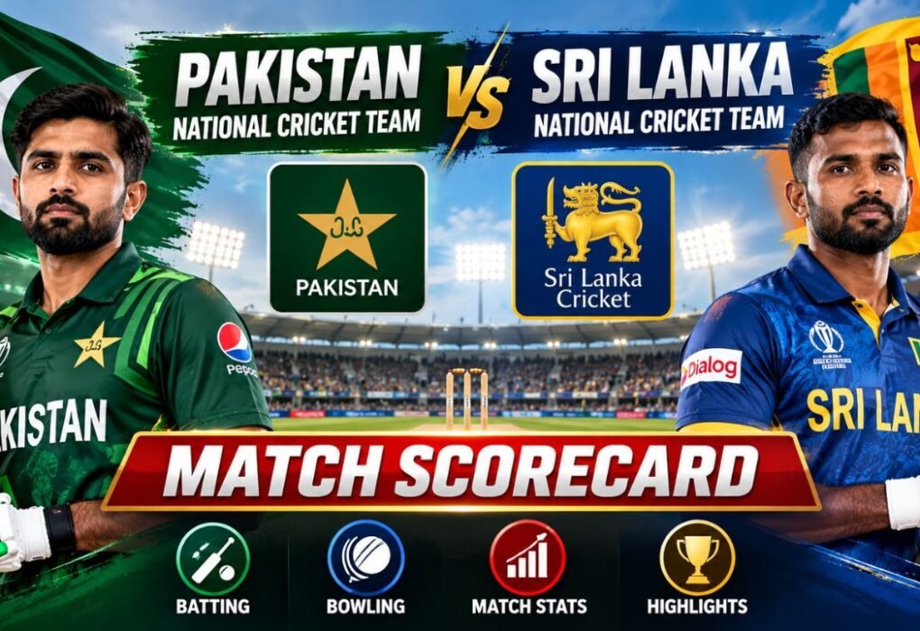 Pakistan National Cricket Team vs Sri Lanka National Cricket Team Match Scorecard