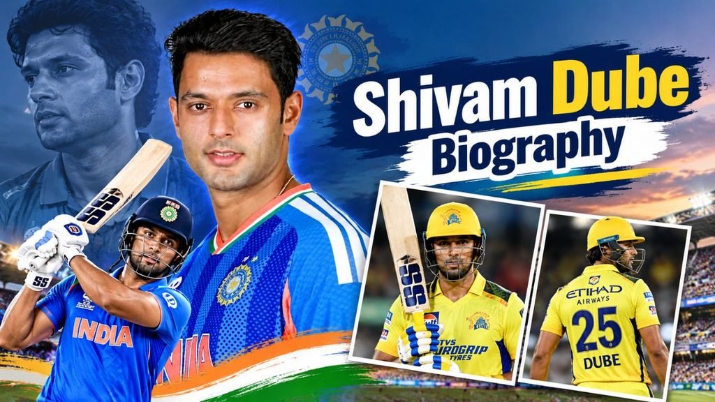 Shivam Dube Height in Feet